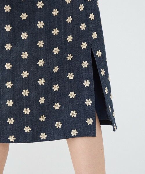 TOMORROWLAND / トゥモローランド デニムスカート | ドレフルールデニム タイトストレートスカート | 詳細9