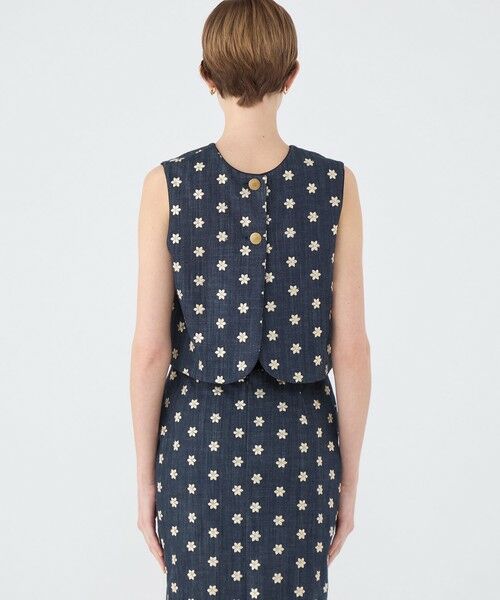 TOMORROWLAND / トゥモローランド ベスト | ドレフルールデニム フロンタブルジレ | 詳細4