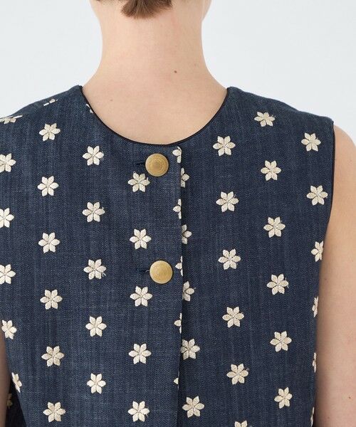 TOMORROWLAND / トゥモローランド ベスト | ドレフルールデニム フロンタブルジレ | 詳細6