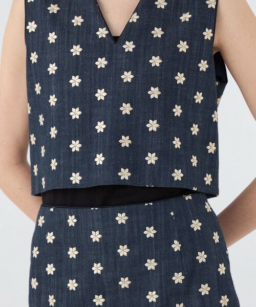 TOMORROWLAND / トゥモローランド ベスト | ドレフルールデニム フロンタブルジレ | 詳細8