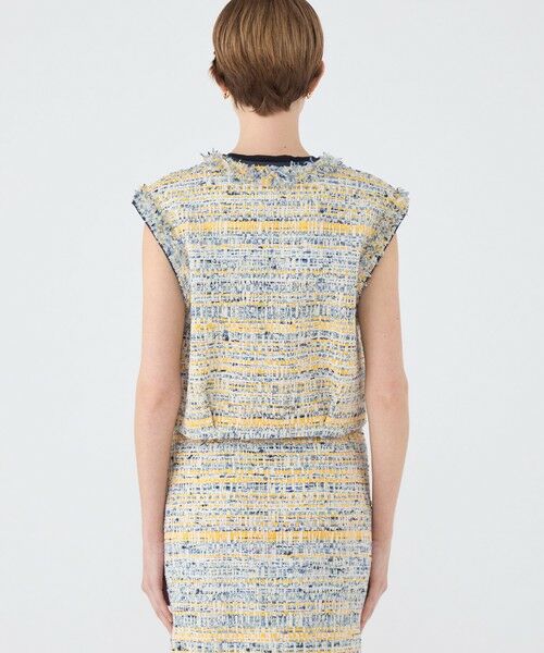 TOMORROWLAND / トゥモローランド ベスト | ジョーヌラインファンシー クルーネックジレ | 詳細4