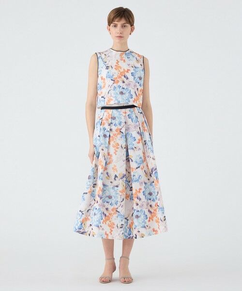 TOMORROWLAND / トゥモローランド ベスト | ピヴォワンヌプリント フロンタブルジレ | 詳細1