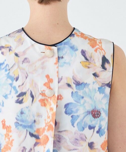 TOMORROWLAND / トゥモローランド ベスト | ピヴォワンヌプリント フロンタブルジレ | 詳細6