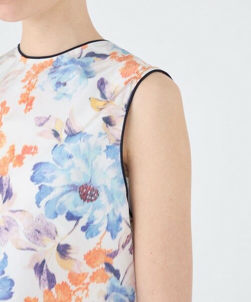 TOMORROWLAND / トゥモローランド ベスト | ピヴォワンヌプリント フロンタブルジレ | 詳細7