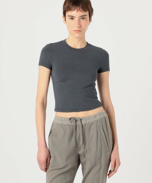 TOMORROWLAND / トゥモローランド Tシャツ | コットンポリエステル クロップドTシャツ  WMTP3926 | 詳細2