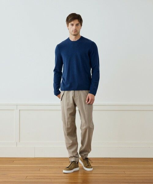 TOMORROWLAND / トゥモローランド ニット・セーター | リサイクルカシミヤグラフィック クルーネックプルオーバー MRBC3426GM | 詳細1