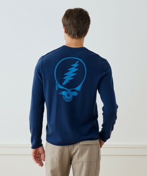 TOMORROWLAND / トゥモローランド ニット・セーター | リサイクルカシミヤグラフィック クルーネックプルオーバー MRBC3426GM | 詳細4