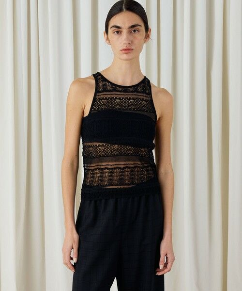 TOMORROWLAND / トゥモローランド タンクトップ | レースステッチ タンクトップ | 詳細3