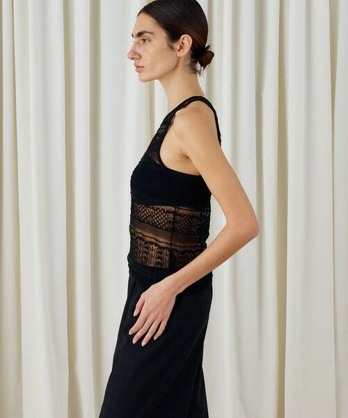 TOMORROWLAND / トゥモローランド タンクトップ | レースステッチ タンクトップ | 詳細4