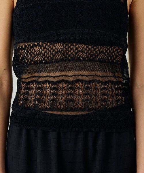 TOMORROWLAND / トゥモローランド タンクトップ | レースステッチ タンクトップ | 詳細8