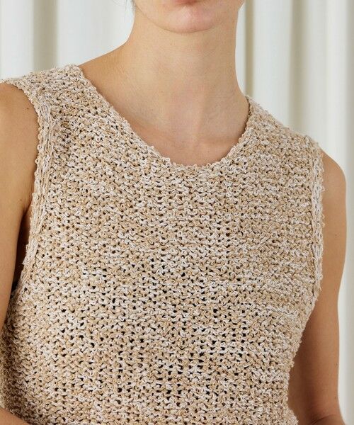 TOMORROWLAND / トゥモローランド ベスト | ピコットテープヤーン クルーネックベスト | 詳細5