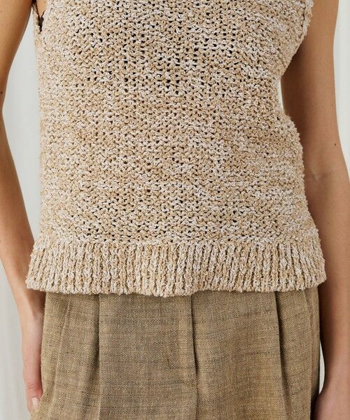 TOMORROWLAND / トゥモローランド ベスト | ピコットテープヤーン クルーネックベスト | 詳細7