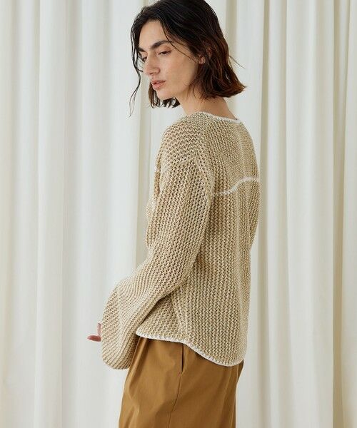 TOMORROWLAND / トゥモローランド ニット・セーター | タックパターン ワイドプルオーバー | 詳細3