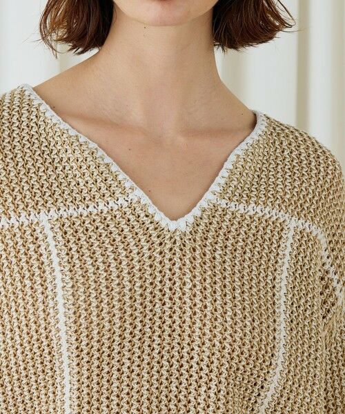 TOMORROWLAND / トゥモローランド ニット・セーター | タックパターン ワイドプルオーバー | 詳細5