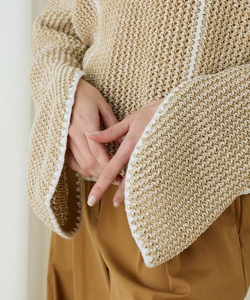 TOMORROWLAND / トゥモローランド ニット・セーター | タックパターン ワイドプルオーバー | 詳細6