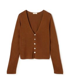 TOMORROWLAND / トゥモローランド カーディガン・ボレロ | マットレーヨン Vネックカーディガン