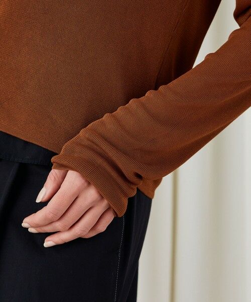 TOMORROWLAND / トゥモローランド カーディガン・ボレロ | マットレーヨン Vネックカーディガン | 詳細7