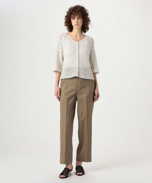 TOMORROWLAND / トゥモローランド カーディガン・ボレロ | グリッターネップヤーン Vネックカーディガン | 詳細1