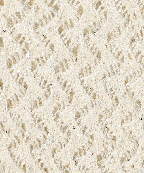 TOMORROWLAND / トゥモローランド ニット・セーター | グリッターネップヤーン フロンタブルプルオーバー | 詳細8