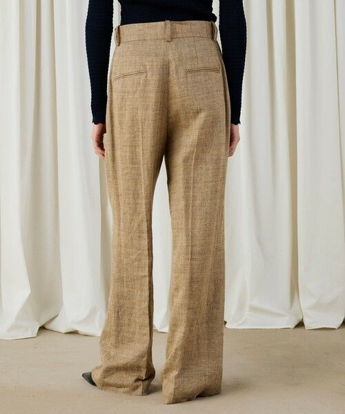 TOMORROWLAND / トゥモローランド その他パンツ | リネンシルクコットンヘリンボーン ワイドシルエットパンツ | 詳細5