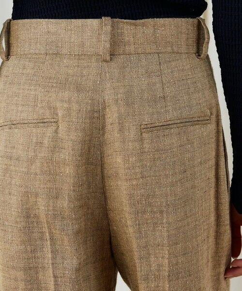 TOMORROWLAND / トゥモローランド その他パンツ | リネンシルクコットンヘリンボーン ワイドシルエットパンツ | 詳細7