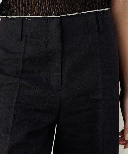 TOMORROWLAND / トゥモローランド スラックス・ドレスパンツ | モヘヤウールリネン ローウエストパンツ | 詳細5