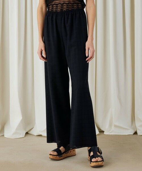 TOMORROWLAND / トゥモローランド その他パンツ | アキハチェックウール リラックスパンツ | 詳細3