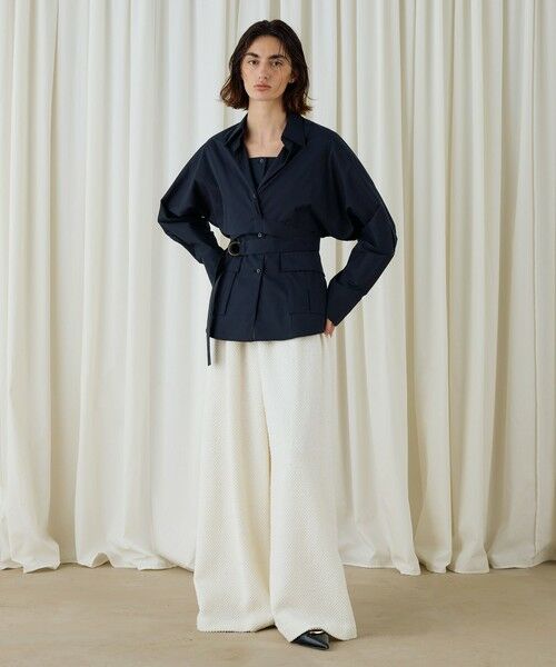 TOMORROWLAND / トゥモローランド その他パンツ | ツイストヤーンツイード ボリュームパンツ | 詳細1