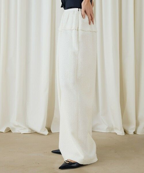 TOMORROWLAND / トゥモローランド その他パンツ | ツイストヤーンツイード ボリュームパンツ | 詳細3
