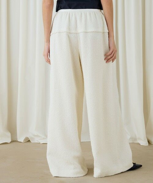 TOMORROWLAND / トゥモローランド その他パンツ | ツイストヤーンツイード ボリュームパンツ | 詳細4