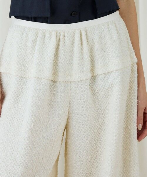 TOMORROWLAND / トゥモローランド その他パンツ | ツイストヤーンツイード ボリュームパンツ | 詳細5