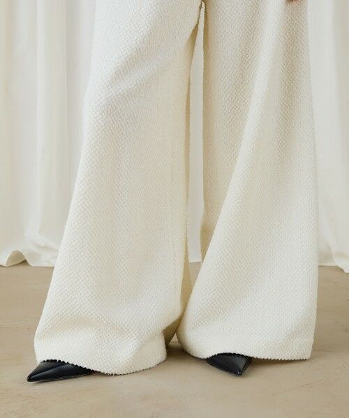 TOMORROWLAND / トゥモローランド その他パンツ | ツイストヤーンツイード ボリュームパンツ | 詳細6