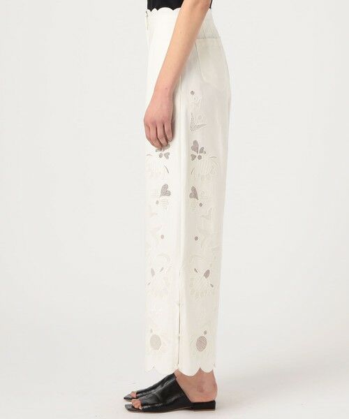 TOMORROWLAND / トゥモローランド その他パンツ | カットワークエンブロイダリー ワイドパンツ | 詳細4