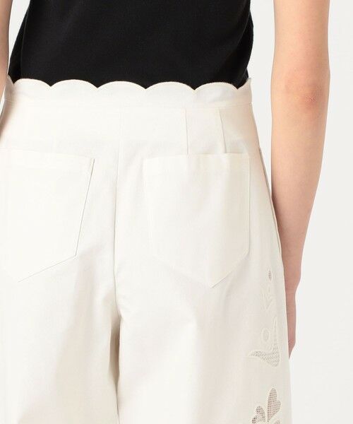 TOMORROWLAND / トゥモローランド その他パンツ | カットワークエンブロイダリー ワイドパンツ | 詳細7