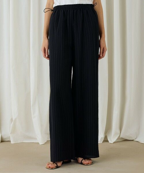 TOMORROWLAND / トゥモローランド その他パンツ | キュプラコットンストライプ イージーパンツ | 詳細12