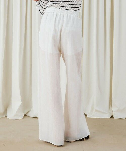 TOMORROWLAND / トゥモローランド その他パンツ | キュプラコットンストライプ イージーパンツ | 詳細4