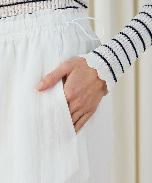 TOMORROWLAND / トゥモローランド その他パンツ | キュプラコットンストライプ イージーパンツ | 詳細7