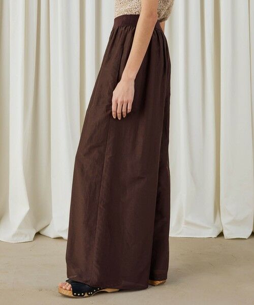 TOMORROWLAND / トゥモローランド その他パンツ | コットンシルクローン ワイドパンツ | 詳細3