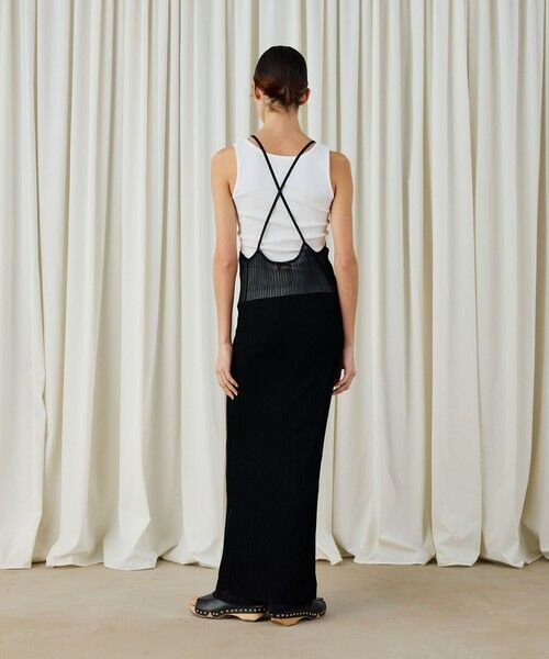 TOMORROWLAND / トゥモローランド ロング・マキシ丈ワンピース | マットレーヨンキャミソールドレス | 詳細3