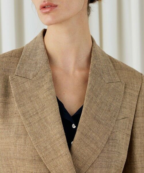 T-JACKET ダブルテーラードジャケット　イタリア製　ヘリンボーン T-JACKET ダブルテーラードジャケット イタリア製 ヘリンボーン