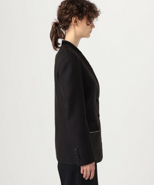 TOMORROWLAND / トゥモローランド テーラードジャケット | モヘヤウールリネン ノーカラージャケット | 詳細3