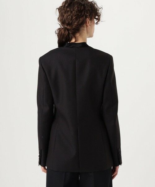 TOMORROWLAND / トゥモローランド テーラードジャケット | モヘヤウールリネン ノーカラージャケット | 詳細4
