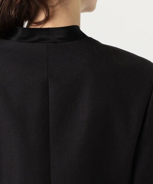 TOMORROWLAND / トゥモローランド テーラードジャケット | モヘヤウールリネン ノーカラージャケット | 詳細7