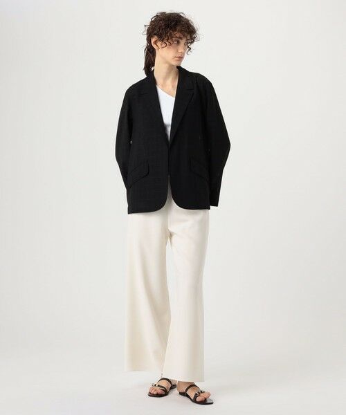 TOMORROWLAND / トゥモローランド テーラードジャケット | アキハチェックウール リラックスジャケット | 詳細1