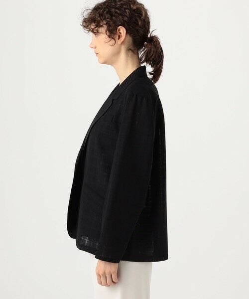 TOMORROWLAND / トゥモローランド テーラードジャケット | アキハチェックウール リラックスジャケット | 詳細3