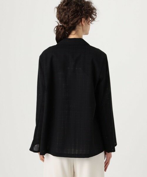 TOMORROWLAND / トゥモローランド テーラードジャケット | アキハチェックウール リラックスジャケット | 詳細4