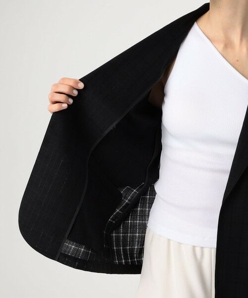 TOMORROWLAND / トゥモローランド テーラードジャケット | アキハチェックウール リラックスジャケット | 詳細5