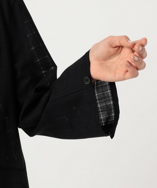 TOMORROWLAND / トゥモローランド テーラードジャケット | アキハチェックウール リラックスジャケット | 詳細9