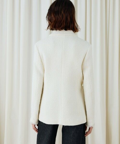 TOMORROWLAND / トゥモローランド テーラードジャケット | ツイストヤーンツイード ショールカラージャケット | 詳細4