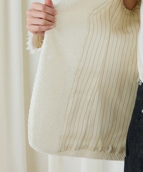 TOMORROWLAND / トゥモローランド テーラードジャケット | ツイストヤーンツイード ショールカラージャケット | 詳細5